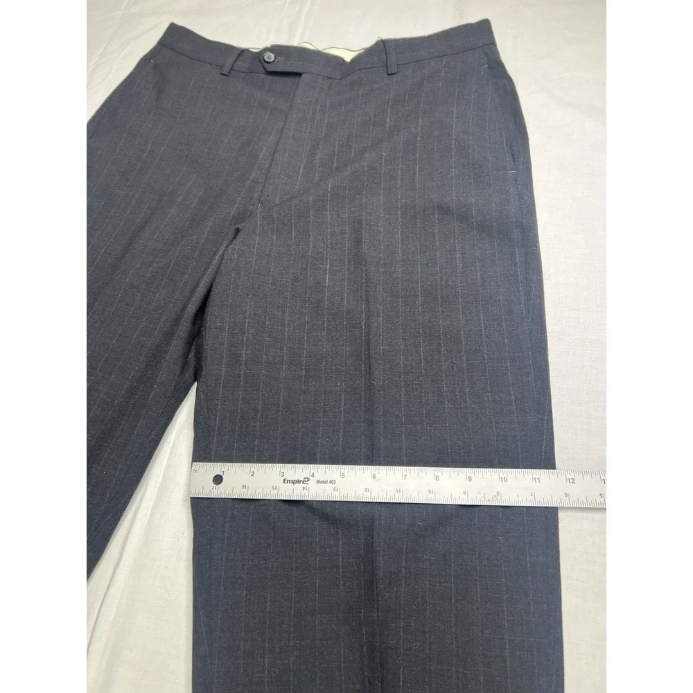 Unbranded 100% WOOL Men's Dress Pants‎ 36W 29L Dark Gray